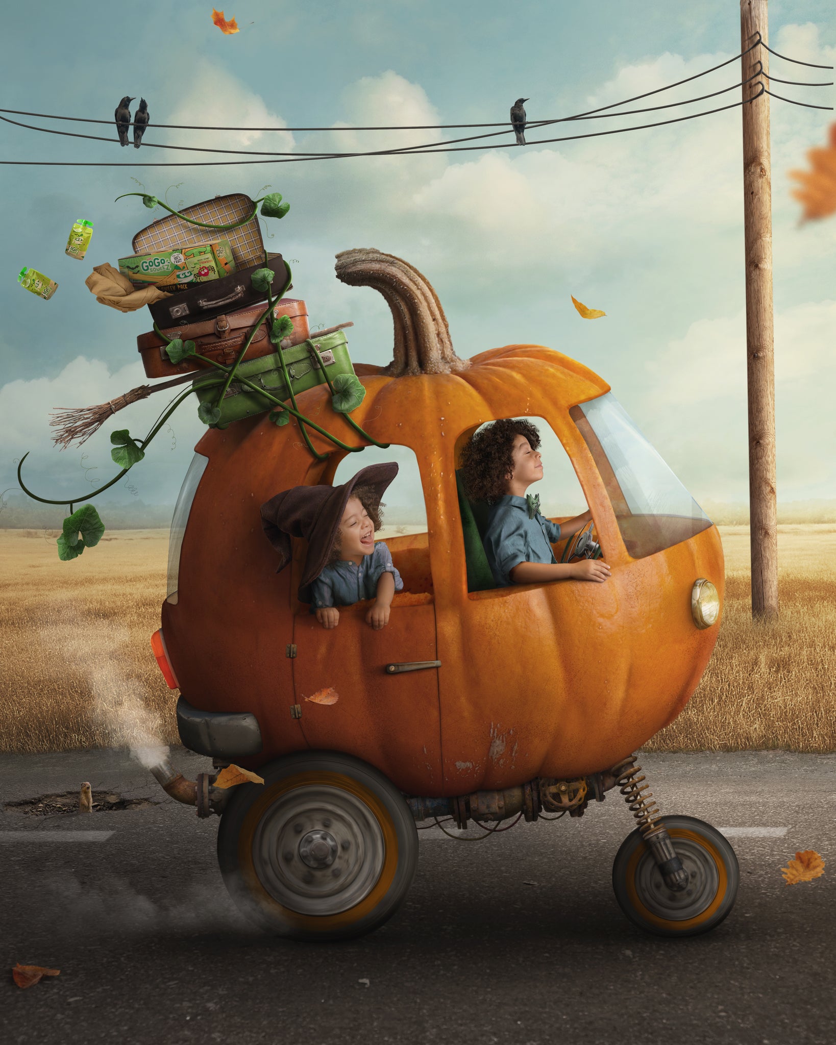 "Pumpkin Car" - Photoshop Tutorial