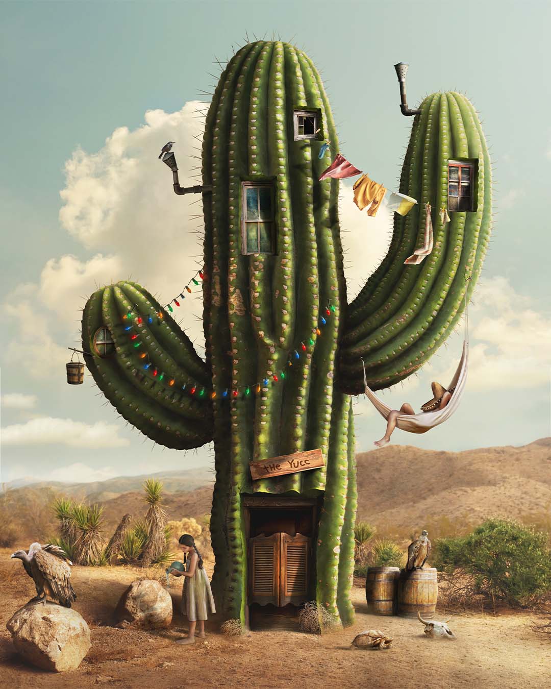 "Cactus House" - Photoshop Tutorial