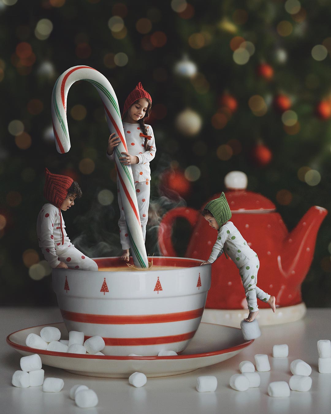 "Making Santa's Cocoa" - Photoshop Tutorial