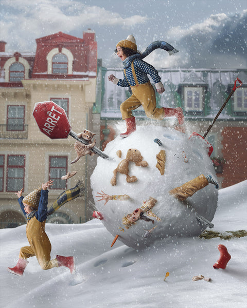 "Rogue Snowball" - Creative Poster