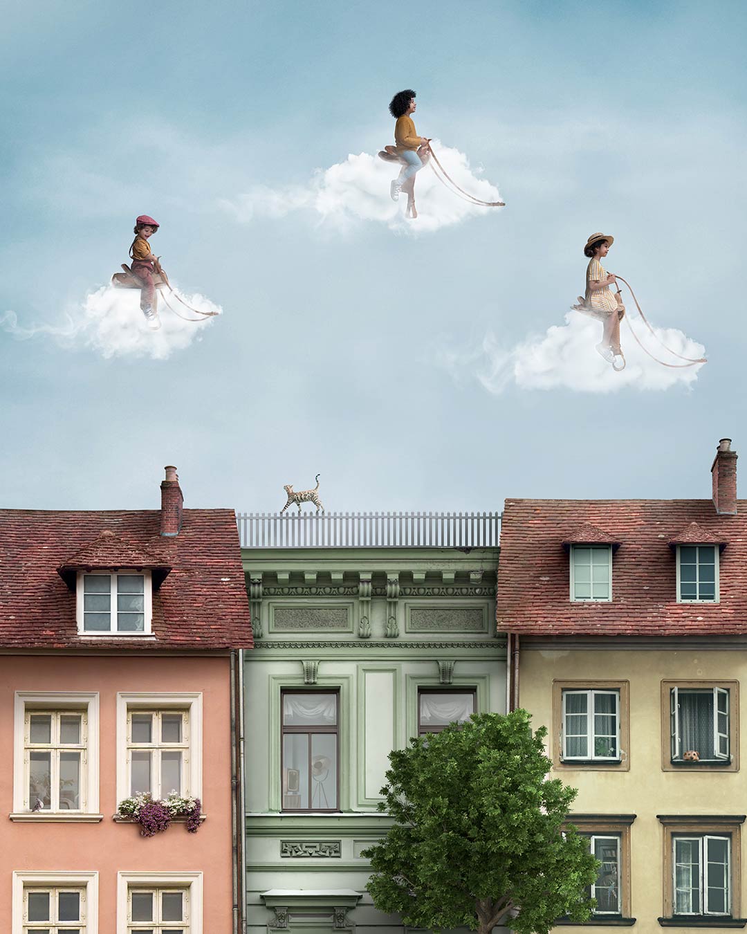 "Cloud Riders In Vienna" - Photoshop Tutorial